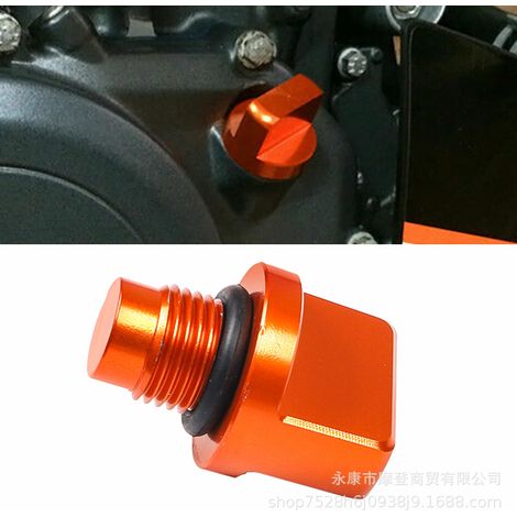 Bouchon de remplissage d'huile/bouchon à vis adapté aux motos KTM DUKE 125 200 390 990. (1/5)