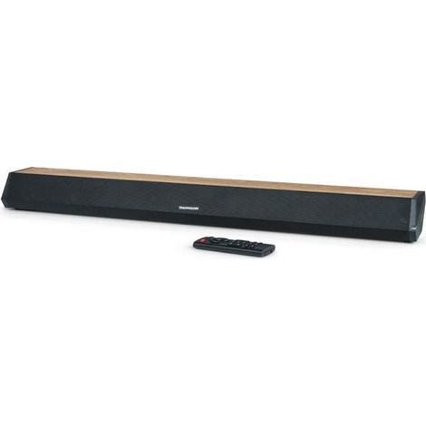 Thomson SB552BTS Soundbar 2.1 400W Legno Bluetooth Subwoofer HDMI Ottico USB AUX (1/2)