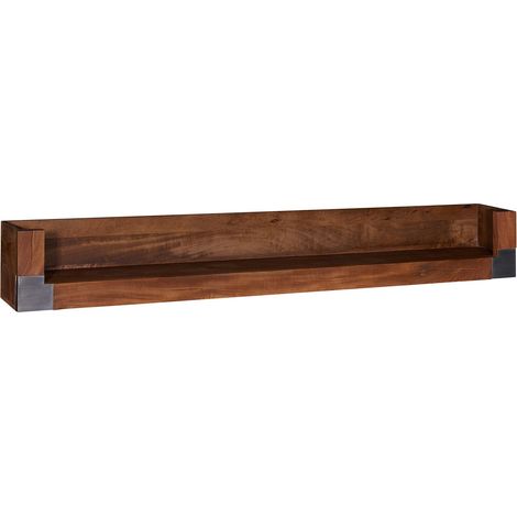 mensola in legno di Mango 180x22x24 marrone laccato AMSTERDAM 22 (1/4)