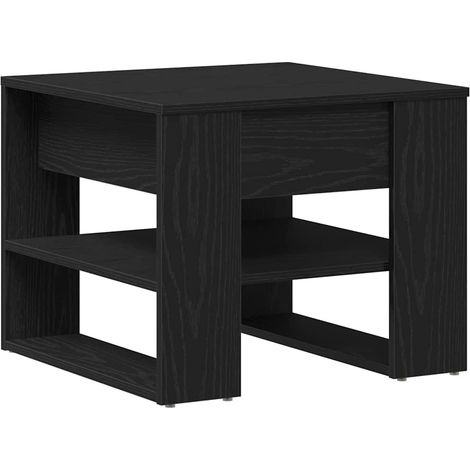 Maison Exclusive - Couchtisch Schwarz Eichen-Optik 55,5 x 55 x 45