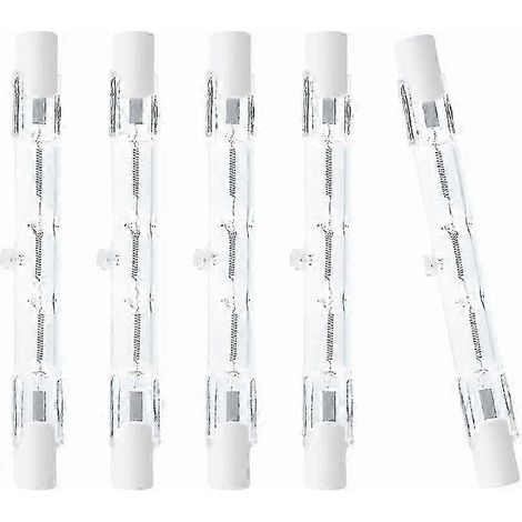 Ampoules halogènes R7s 78 mm 150 W à intensité variable pour éclairage paysager au plafond (1/4)