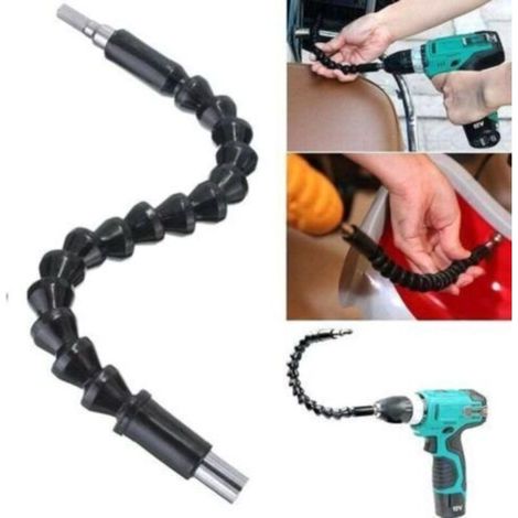 Embout de tournevis flexible 200/250/300 mm pour perceuse électrique, rallonge de cardan (1/5)