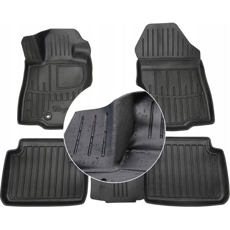 Tapis et essuie-glaces en caoutchouc pour SUBARU Forester SL à partir de 2024 - UD Troughs (1/5)