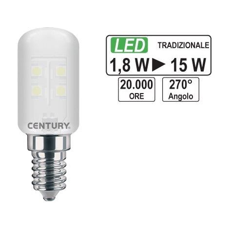 Lampadina a LED per frigorifero 1,8W Century