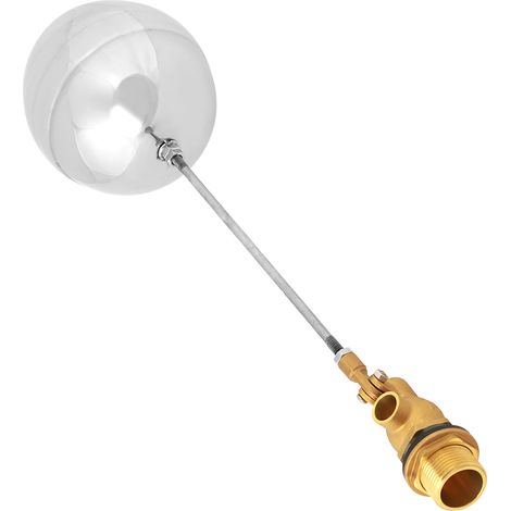 Nannigr Robinet à bille flottant en acier inoxydable G3/4 " DN20, interrupteur de capteur de flotteur, Flotteur Robinet pour eau, huile, gaz, interrupteur de fluide (1/5)