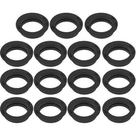 15 bagues d'étanchéité pour capteurs de stationnement : joints universels, compatibles avec les radars et capteurs de recul - joints de rechange pour fixations de pare-chocs arrière de voiture (1/5)