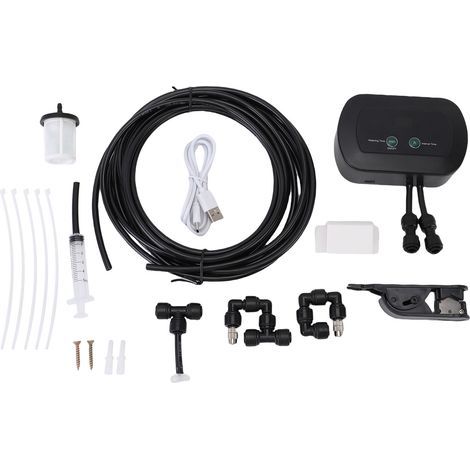 Réservoir de reptiles brumisateur automatique Terrarium monsieur humidificateur avec minuterie programmable capteur d'hygromètre de température pour amphibiens Paludarium. (1/5)