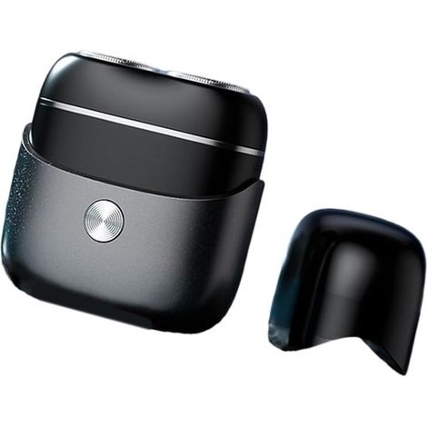 Wasserdichter Elektrorasierer – Wiederaufladbarer Mini-Rasierer (380 ml) – IPX7 wasserdicht – USB-C-Anschluss – Geeignet für Gesicht und Körper – Schwarz (1/5)