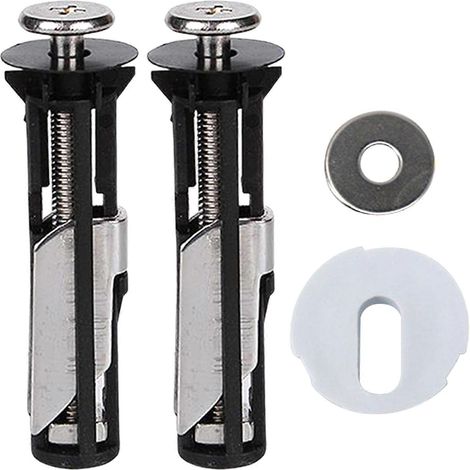 2 Pieces Toilet Seat Locking Bolts Heavy Duty Hinge Screws (1/5)