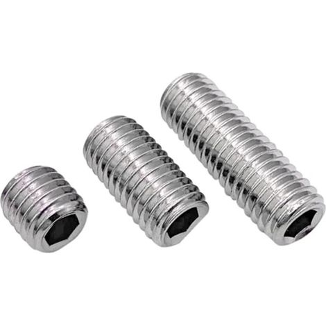 Vis de montage à tête hexagonale creuse M7 pas fin 1,0 mm - Acier inoxydable 304 et allié 12,9 (1/5)