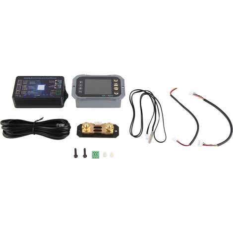 Testeur de batterie voltmètre ampèremètre indicateur de capacité coulomètre (1/5)