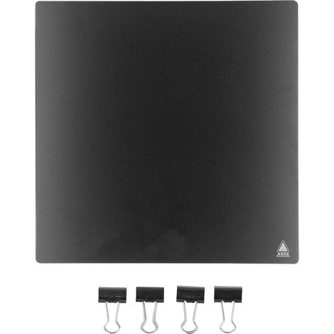 Lit en verre d'imprimante 3D 290x290, plaque trempée adhésive de 4mm, plate-forme de Surface de construction pour Ender 6 (1/5)