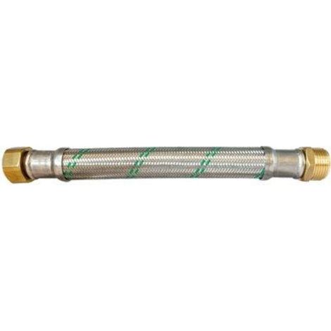 FLESSIBILE ANTIVIBRANTE FLEXCORE GREEN PARIGI - INOX/TERMOPLASICO CORRUGATO 1"MF CM 50 - 1 pezzo