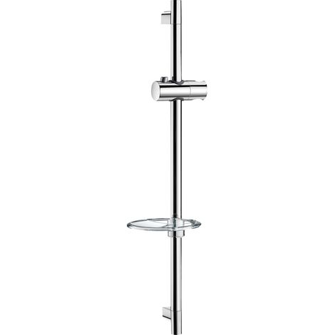 Delabie Colonne de douche D22mm chromée, coupable, porte-savon AM 590mm