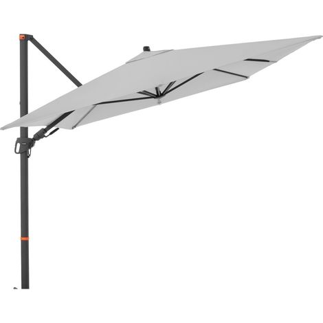 Doppler myZone Pendelschirm Side 240 x 320 cm Sonnenschirm 6 Farben Ampelschirm 448279 827 Hellgrau (1/2)