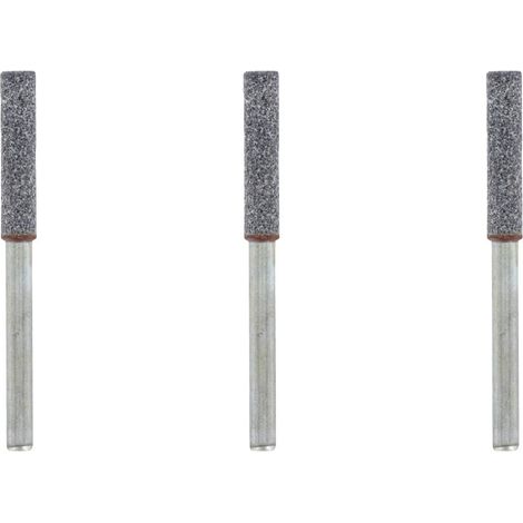 Lot de 3 pierres à affûter pour tronçonneuse (4 mm) – Embout d'affûtage / Lime pour tronçonneuse (1/3)