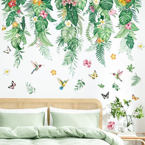Stickers Muraux Feuilles de Palmier Grands Autocollants Mural (1/5)