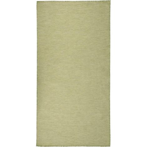 Outdoor Flatweave Rug 100x200 cm Green vidaXL (1/5)