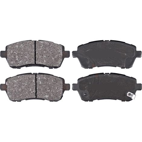 KIT PASTIGLIE FRENO ANTERIORI compatibile con MAZDA 2 (DE,DH) / PASTIGLIE FRENANTI AUTO OEM FDB4110, / SOSTITUZIONE DIRETTA / BASSA POLVERE / SILENZIOSO