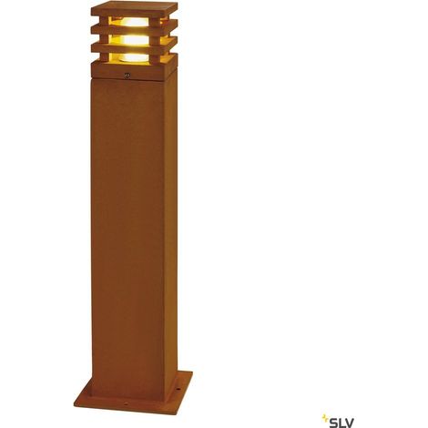 Borne extérieure RUSTY® 70 fonte rouillée LED 9W 3000K IP55 bord de mer - SLV - 233437