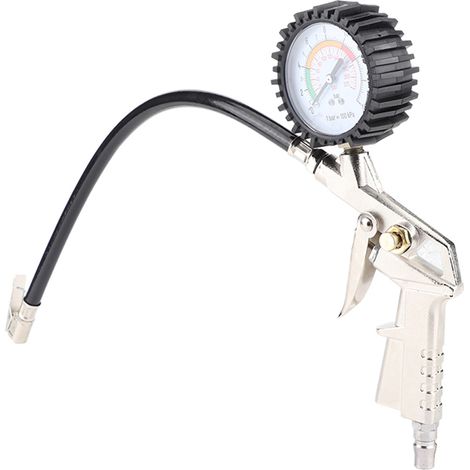 Manomètre multifonction PC 8508 pour pneus de voiture, pistolet de gonflage, manomètre de pression (1/5)