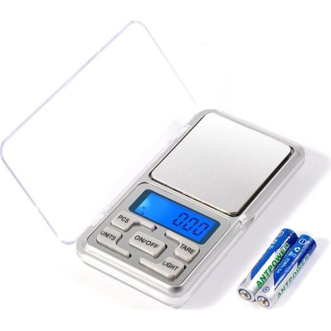 Balance électronique de précision, mini balance de cuisine numérique de précision, précision de 500 g/0,01 g, adaptée aux ingrédients de cuisine, aux bijoux, au café, etc.-AquaForge (1/5)
