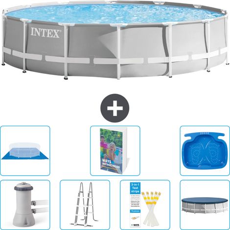 Intex Piscina Prism Frame Rotonda - 427x107 cm - 8-pezzi  S662