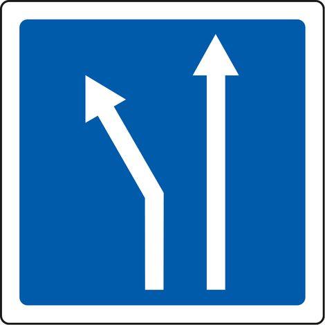 Panneau Indication C24b – Voies affectées personnalisable – Carré Classe 1 350 mm – Gamme BRETAGNE (1/5)