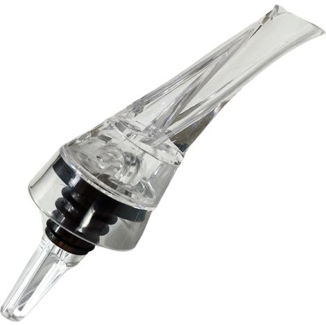 1 Aérateur De Vin Effet Bernoulli Corps AS Et Silicone 18x3,5 Cm Pour Bouteille