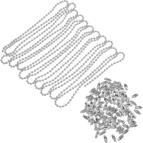 Chaîne Acier Inoxydable avec Connecteurs Extension pour Chaîne de Ventilateur de Plafond et Résistante Corrosion (1/5)