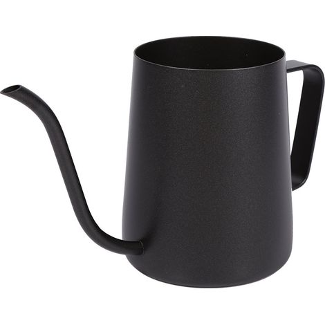 Cafetière 250 ml/350 ml noir en acier inoxydable, cafetière à col de cygne long (1/5)