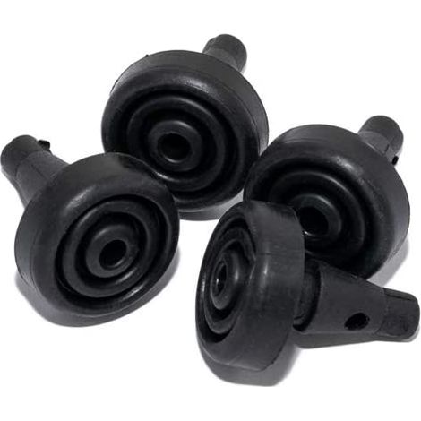 ÉLASTIQUES DE FIXATION KAPPA POUR PLAQUES CENTRALES KM7, K636, KM8A, KM8B, KRA, HAUTEUR AUGMENTÉE 6,5 MM (4 PIÈCES)