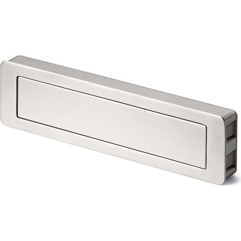 Einsetzgriff Touch in, •–• 172 mm Edelstahl Optik geb. (1/4)