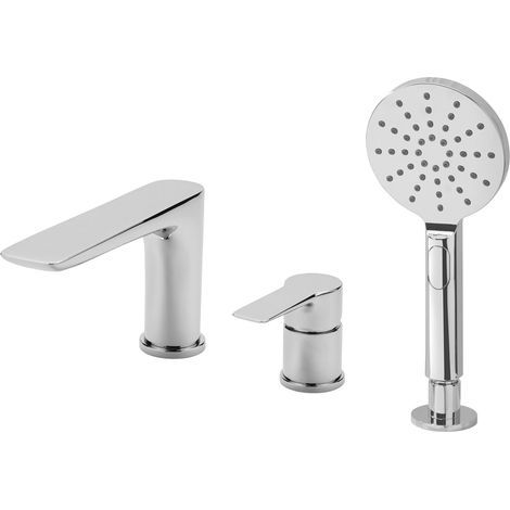 RAK Sport Deck Mounted 3 Tap Hole Bath Shower Mixer Tap - RAKSPO3012 (1/3)