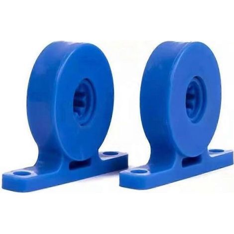 Pièces détachées pour robot nettoyeur de piscine : roulement de turbine de rechange pour Polaris 180/280 C80 LL505G bleu (lot de 2 ou 4). (1/4)