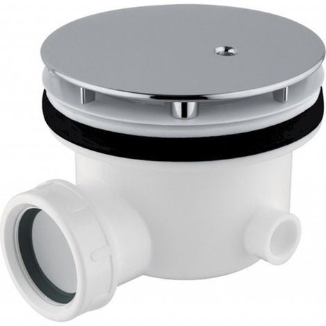 Piletta Piatto Doccia Foro D.90mm Ispezionabile Tappo ABS D.110mm Cromo