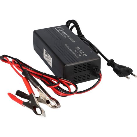 Q-Batteries BL 12-5 Ladegerät für Bleiakkus 12V - 5A Ladestrom IU0U Ladekennlinie (1/5)