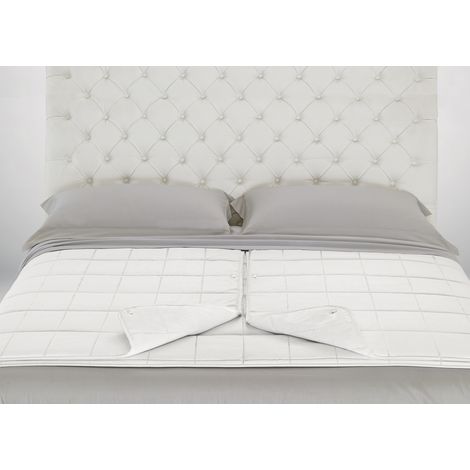 Interno Piumino Anallergico Piumone Letto Matrimoniale Lui-Lei Estate Inverno Bianco Lavabile (1/4)