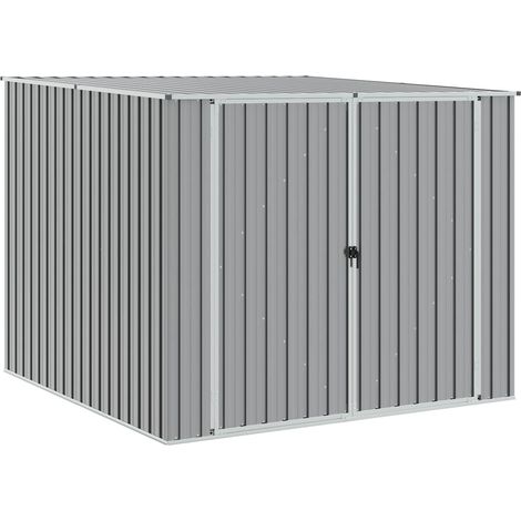 Maison Exclusive - Capanno da Giardino Grigio 195x198x159 cm in Acciaio Zincato (1/5)