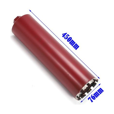 Bit Dry Wet Saw Hole Cutter Drilling Tool EU Ø76X450 mm Diamond Core Drill Bits (1/5)