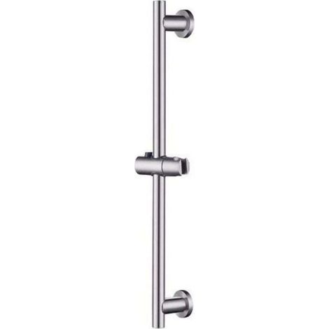 Asta doccia con supporto portatile, angolazione e altezza regolabili, acciaio inox SUS 304