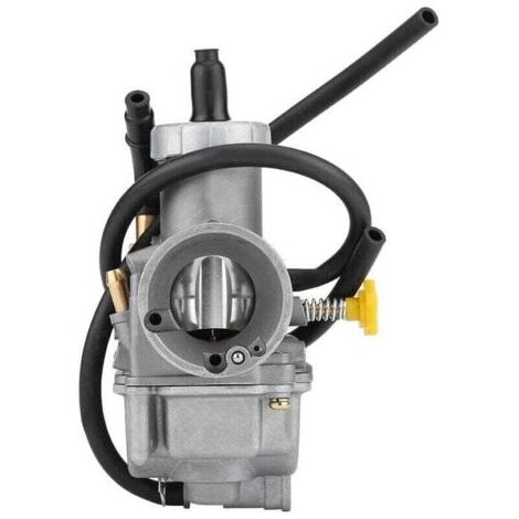 Keihin PE28 28mm replacement carburetor, compatible with Honda CR80, CR85 (1996–2003) – Grey aluminum (1/4)
