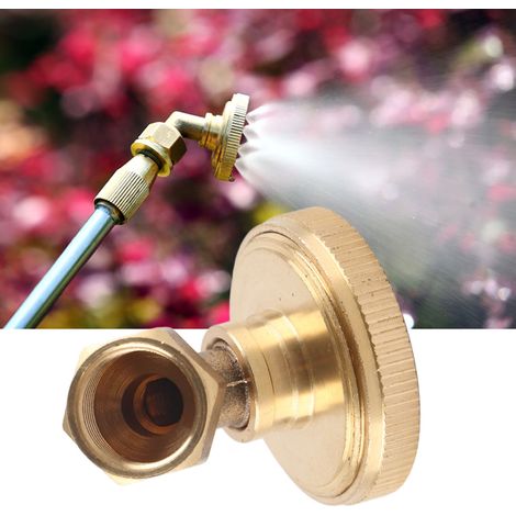 Tête d'arrosage de jardin coudée à 7 trous avec filetage femelle G1/4" (1/5)