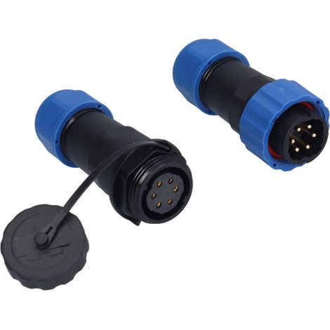 Prise aviation étanche IP68, connecteur mâle/femelle à bornes bout à bout, 380 V, SP206 broches (1/5)