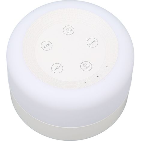 Weißes Rauschen, Nachtlichtfunktion, USB-aufladbar, 10 Naturgeräusche, 2 Schlaflieder, Musik-Einschlafhilfe für Zuhause (1/5)