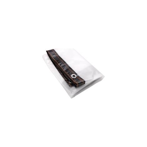 Bâche Protection Transparente - 1 pièce 2x2.5m Polyéthylène Imperméable Anti Poussière + Œillets - Serre Jardin Terrasse (1/5)