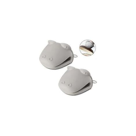 Guanti mini versatili, guanti da cucina in silicone resistenti al calore, prestazioni professionali per cucinare e cuocere al forno, facili da pulire grazie alla superficie antiscivolo - Crezuo