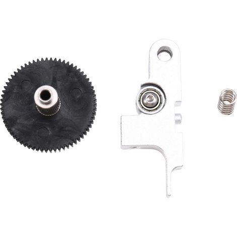 Extruder-Umlenkarm und Zahnrad mit 66 Zähnen, Extruder-Zuführungsteile für Artillery Genius Sidewinder X1 Silber (Silber) (1/5)