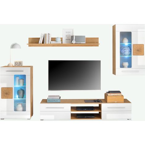 Giorgina Legno laminato - Quercia Artisan / Bianco (1/3)