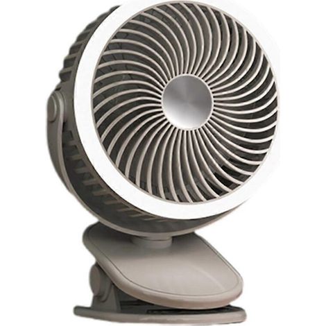 Ventilateur portable à pince USB 5 V 6 W, petit ventilateur de bureau puissant avec 3 vitesses (1/5)